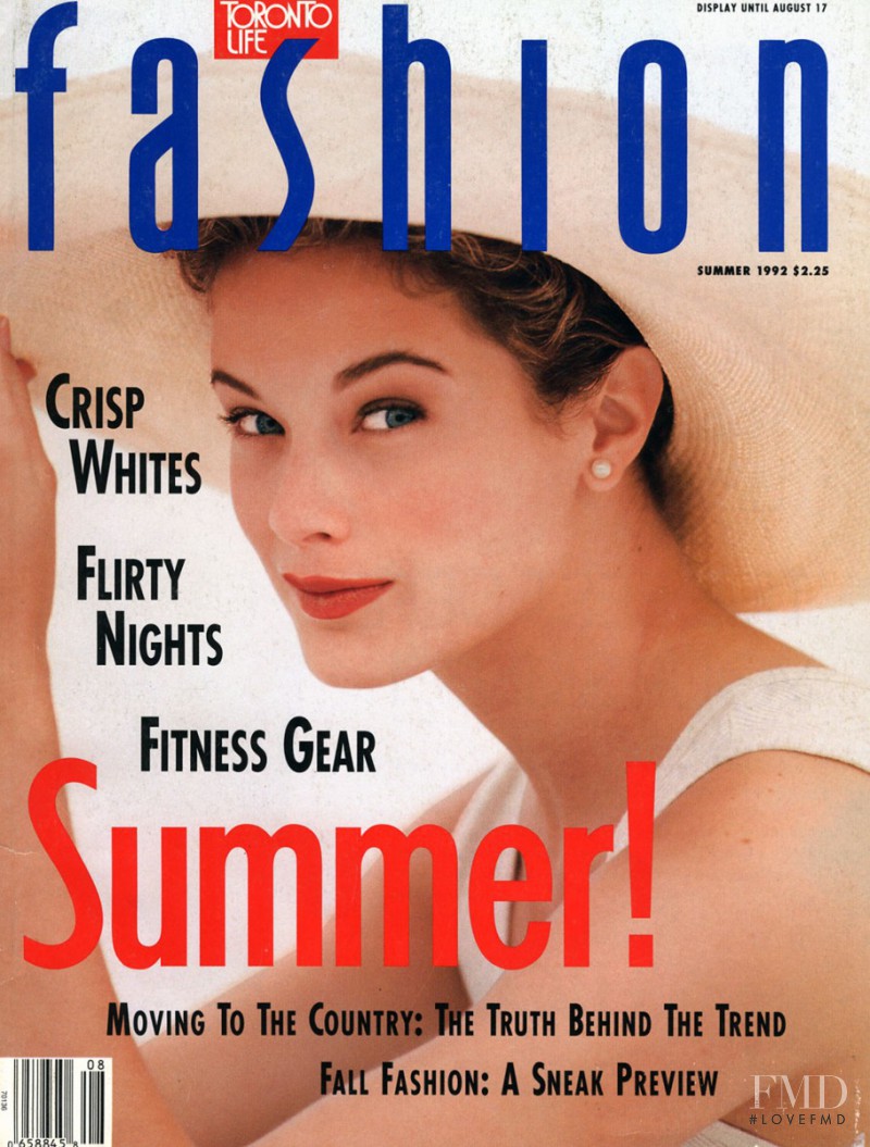 Carolyn Murphy featured on the Fashion cover from June 1992
