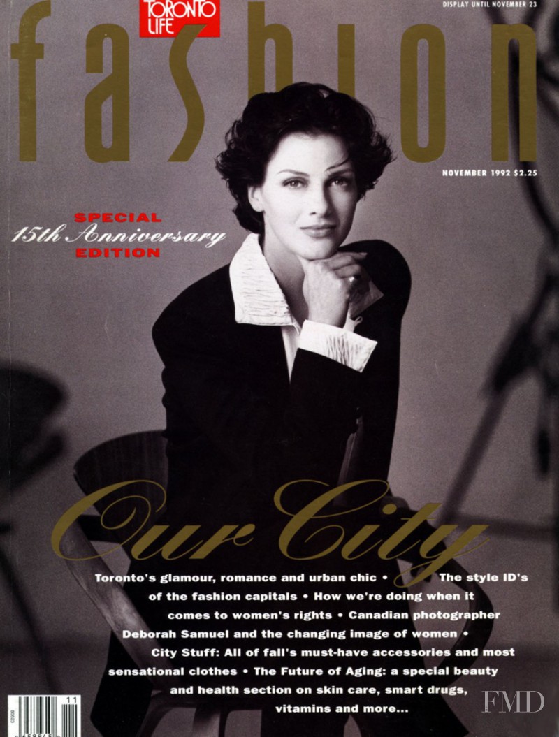Jayne Craig featured on the Fashion cover from November 1992