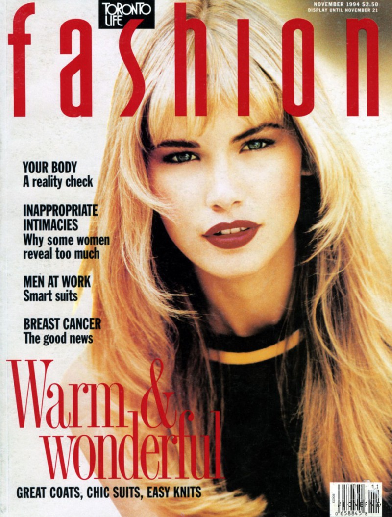 Valeria Mazza featured on the Fashion cover from November 1994