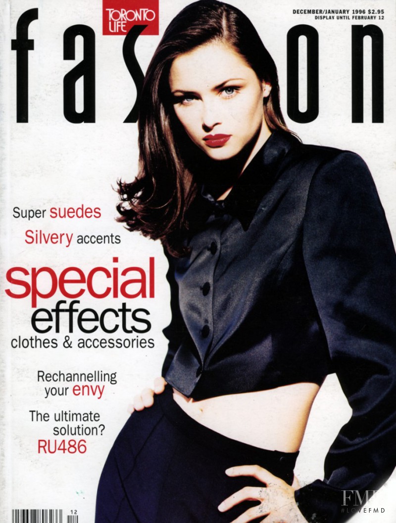 Tasha Tilberg featured on the Fashion cover from December 1995