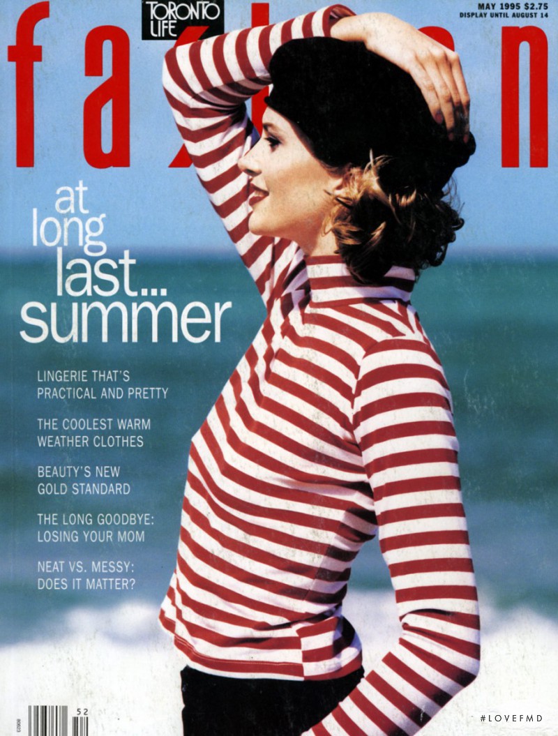 Christine Harwood featured on the Fashion cover from May 1995