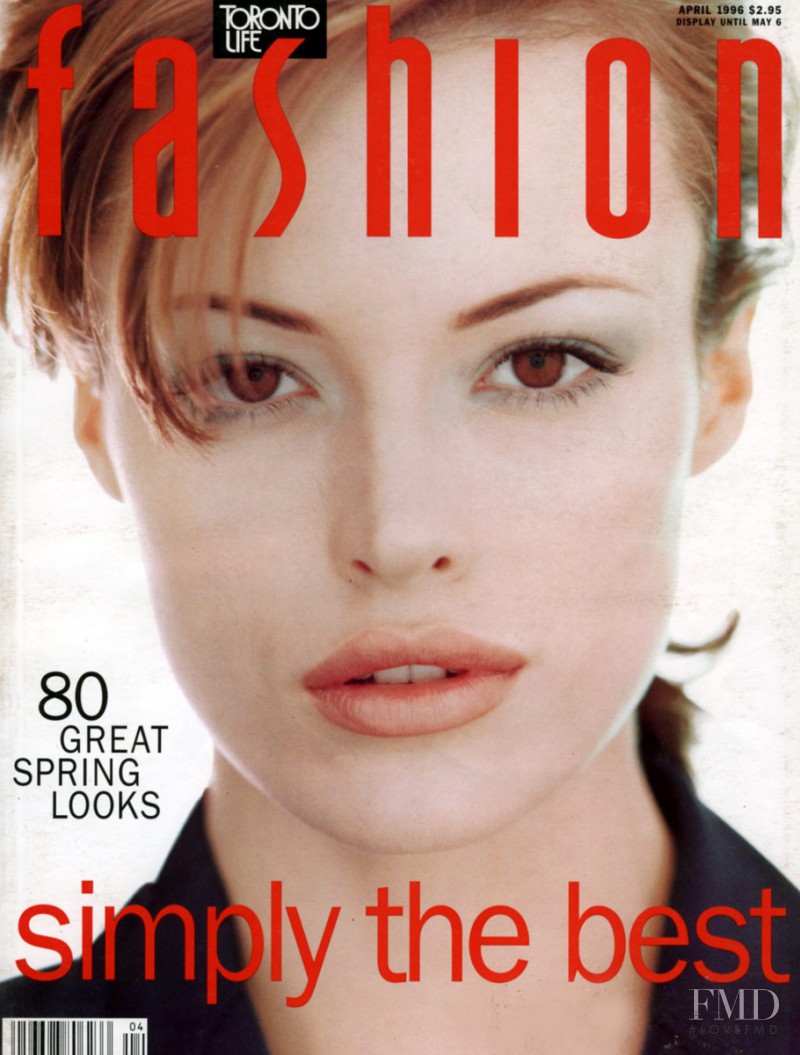 Lorca Moore featured on the Fashion cover from April 1996