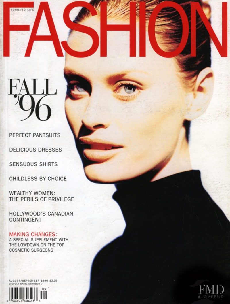 Kim Renneberg featured on the Fashion cover from August 1996