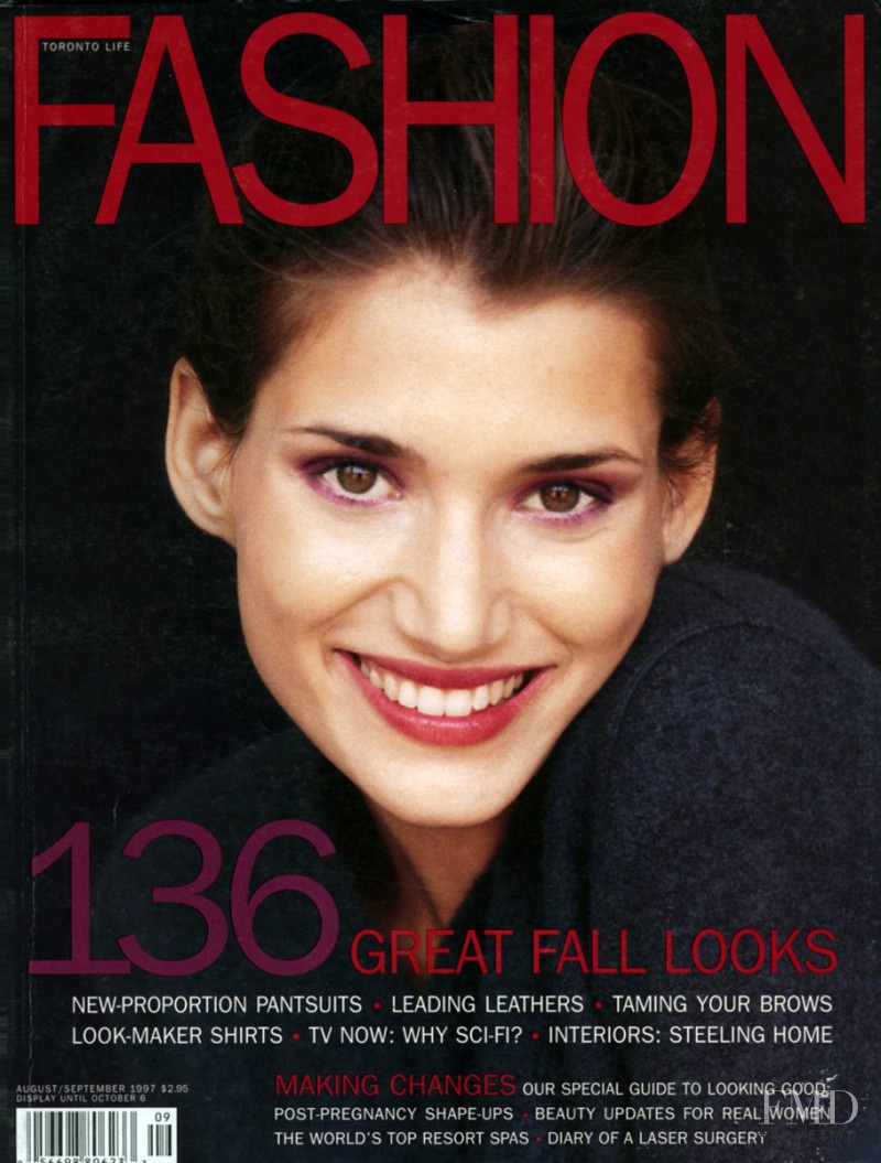 Karine Raymond featured on the Fashion cover from August 1997