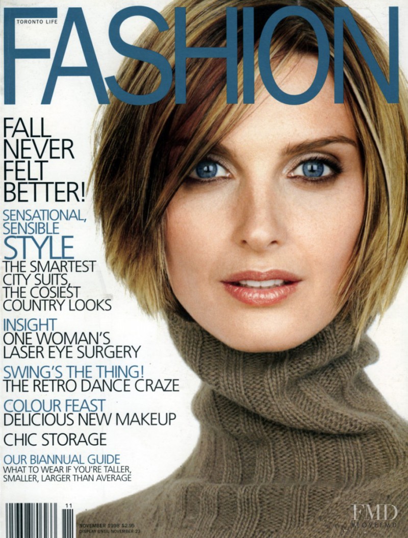 Mella McLaren featured on the Fashion cover from November 1998