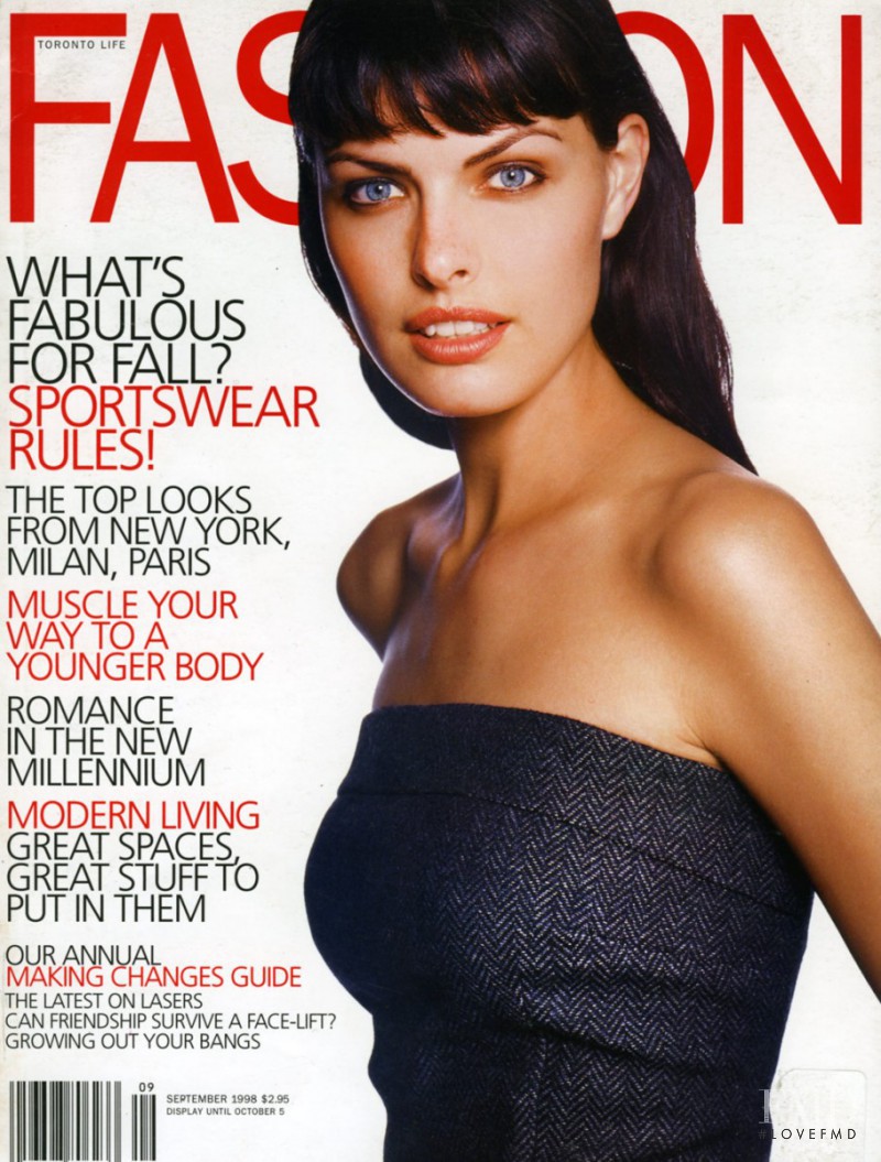 Genevieve Brabrant featured on the Fashion cover from September 1998