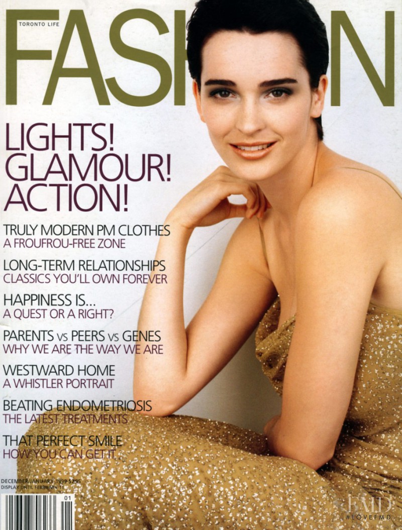 Katie Eggins featured on the Fashion cover from January 1999