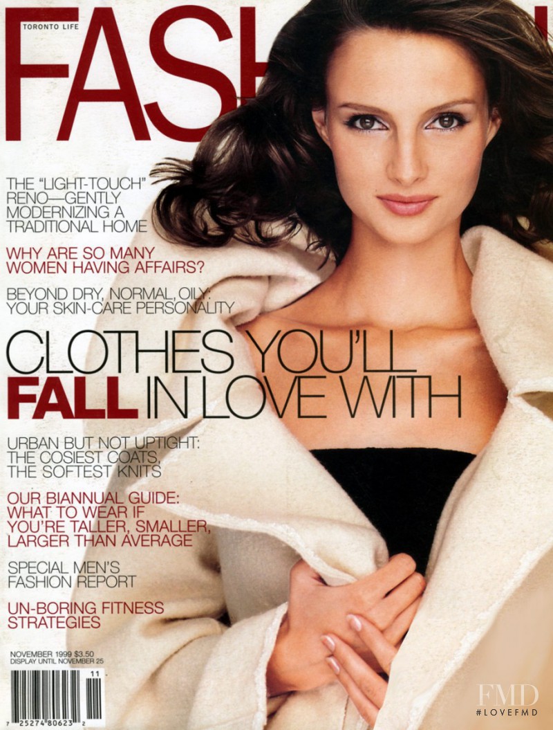 Elodie Passelaigue featured on the Fashion cover from November 1999