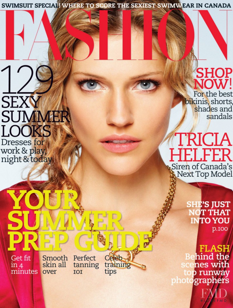 Tricia Helfer featured on the Fashion cover from June 2006