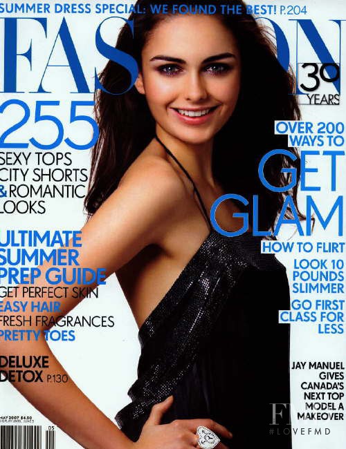 Darla Baker featured on the Fashion cover from May 2007