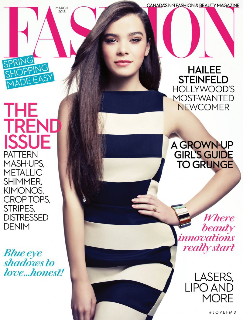 Cover of Fashion with Hailee Steinfeld, March 2013 (ID:23132) Magazines The...