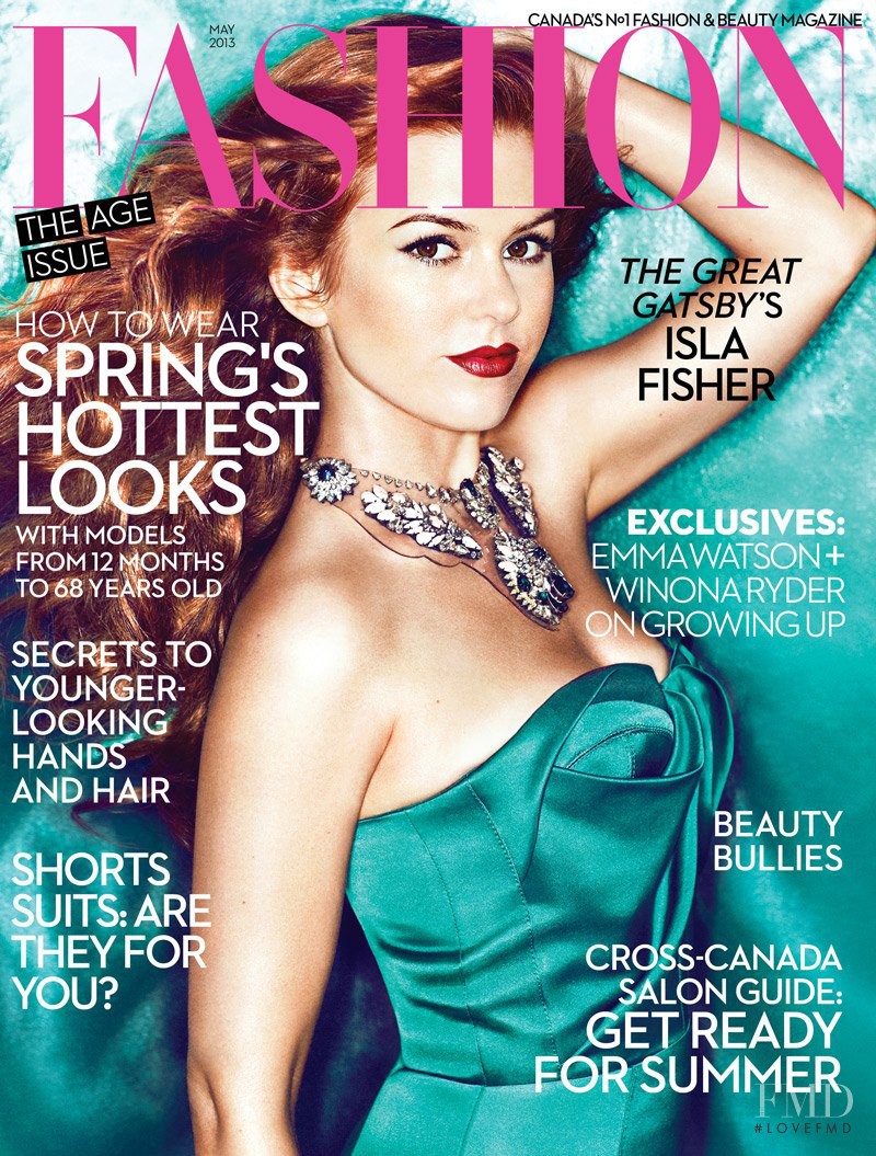 Isla Fisher featured on the Fashion cover from May 2013