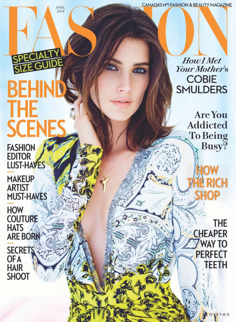 Cobie Smulders featured on the Fashion cover from April 2014