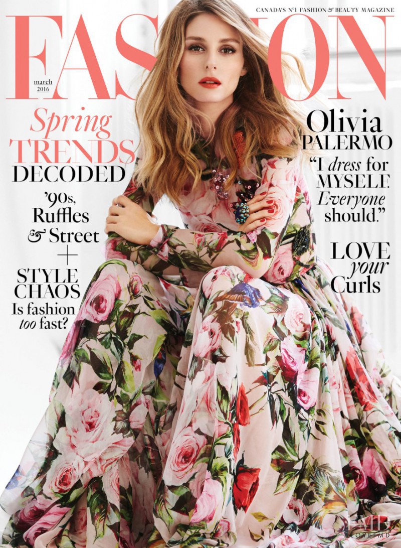 Olivia Palermo featured on the Fashion cover from March 2016