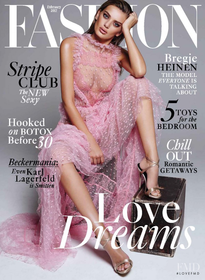Bregje Heinen featured on the Fashion cover from February 2017