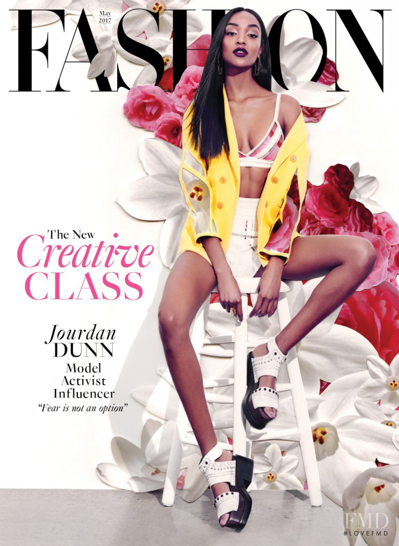 Jourdan Dunn featured on the Fashion cover from May 2017