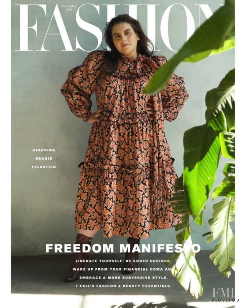 Beanie Feldstein featured on the Fashion cover from September 2019
