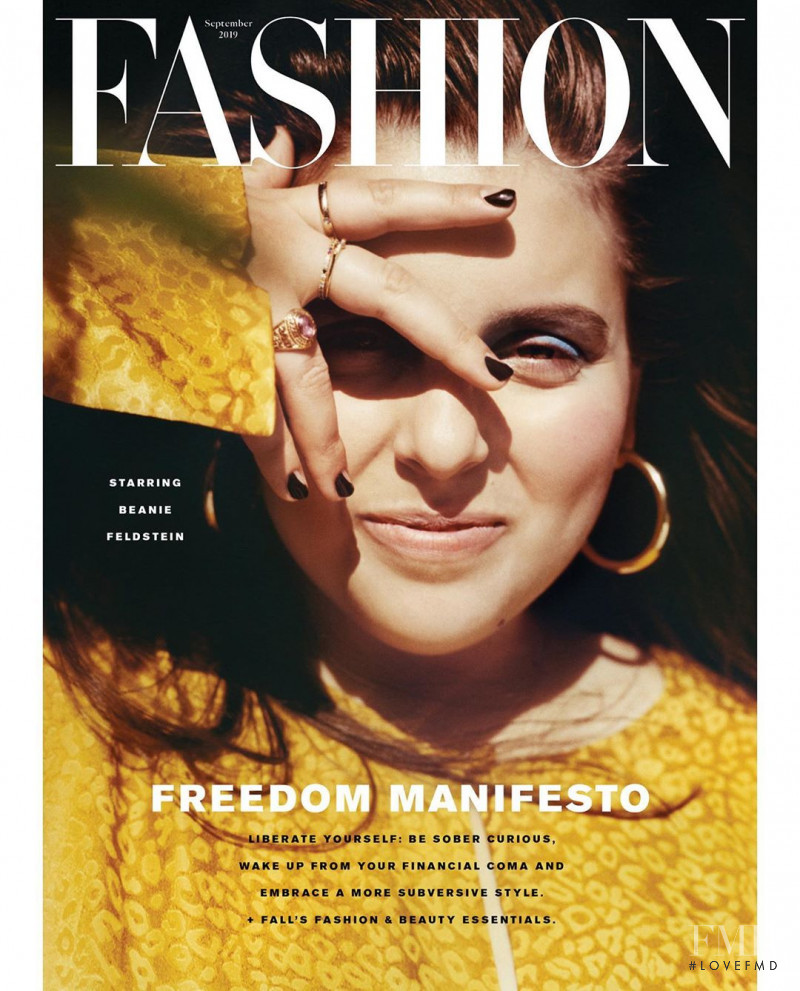 Beanie Feldstein featured on the Fashion cover from September 2019