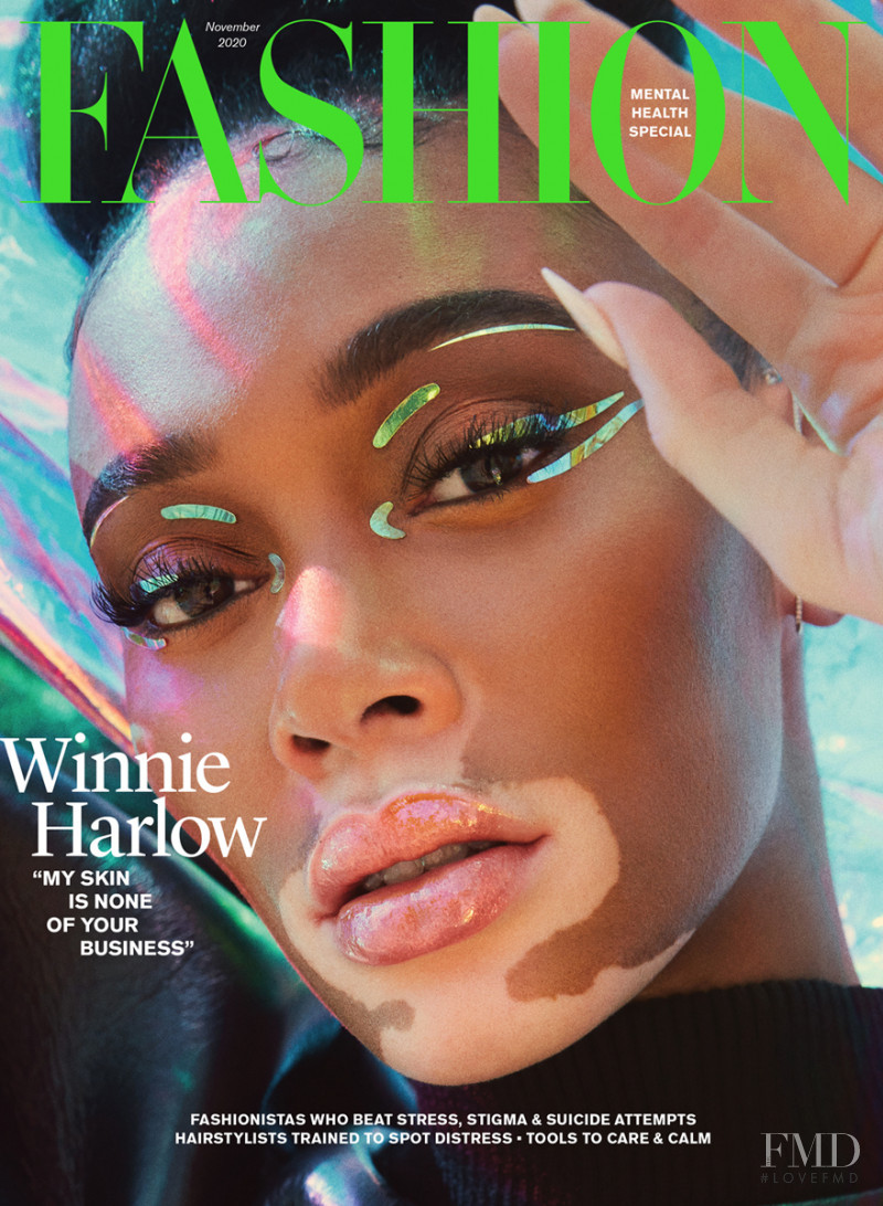 Winnie Chantelle Harlow featured on the Fashion cover from November 2020