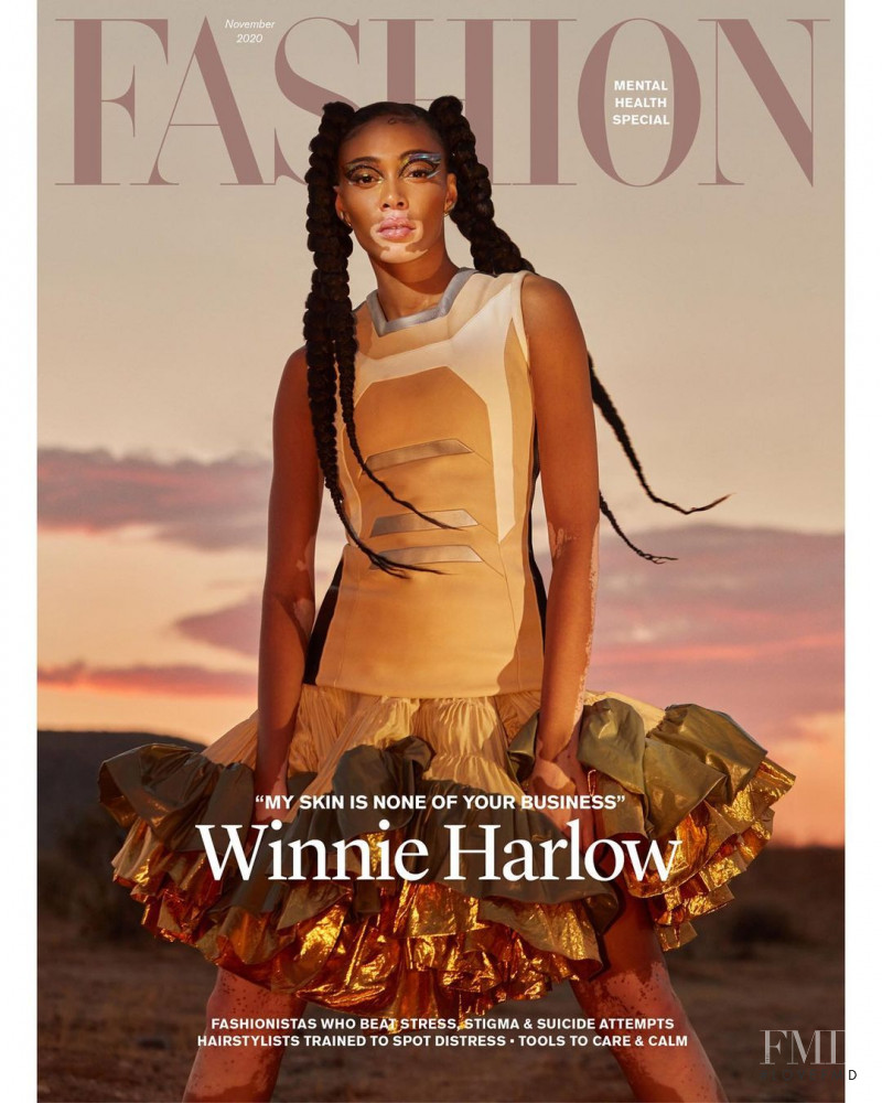 Winnie Chantelle Harlow featured on the Fashion cover from November 2020