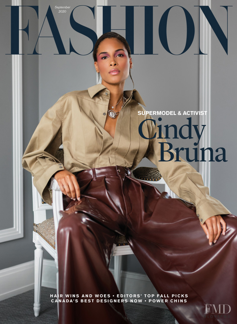Cindy Bruna featured on the Fashion cover from September 2020