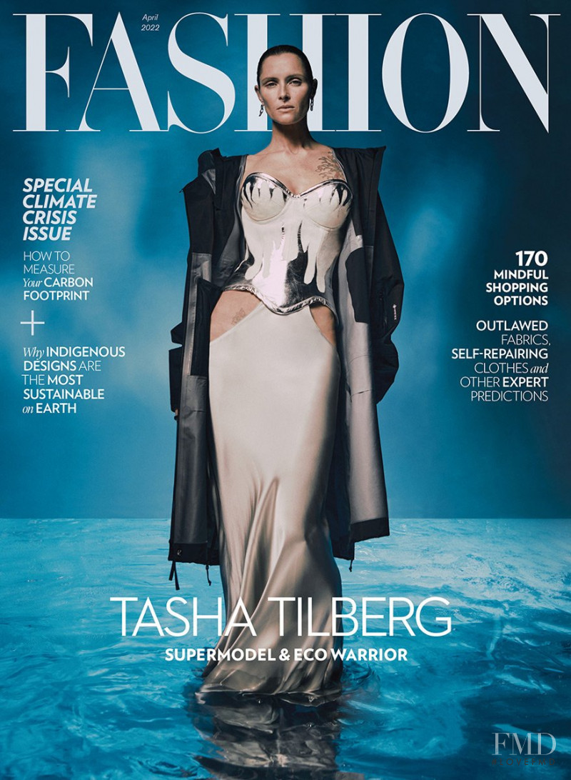 Tasha Tilberg featured on the Fashion cover from April 2022