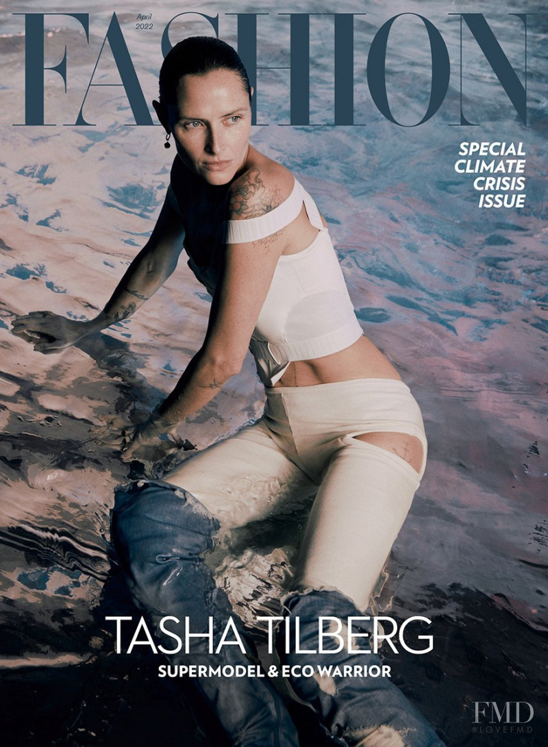 Tasha Tilberg featured on the Fashion cover from April 2022