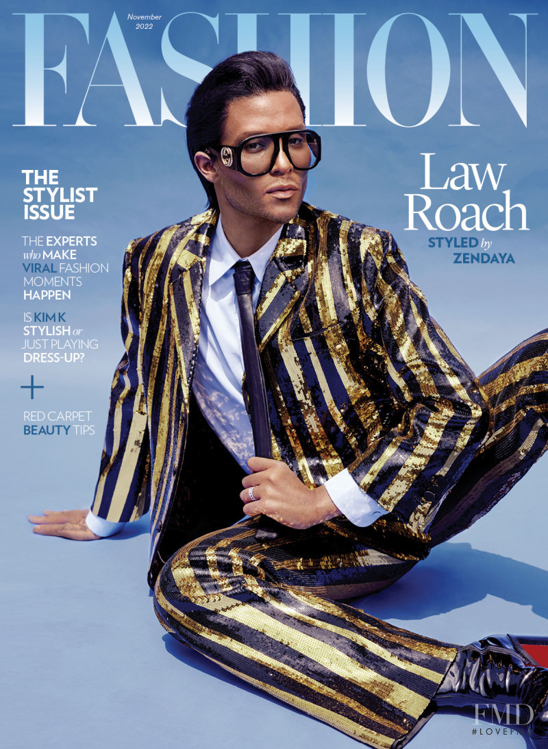 Law Roach featured on the Fashion cover from November 2022