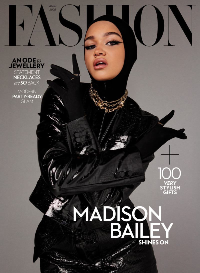 Madison Bailey featured on the Fashion cover from November 2024