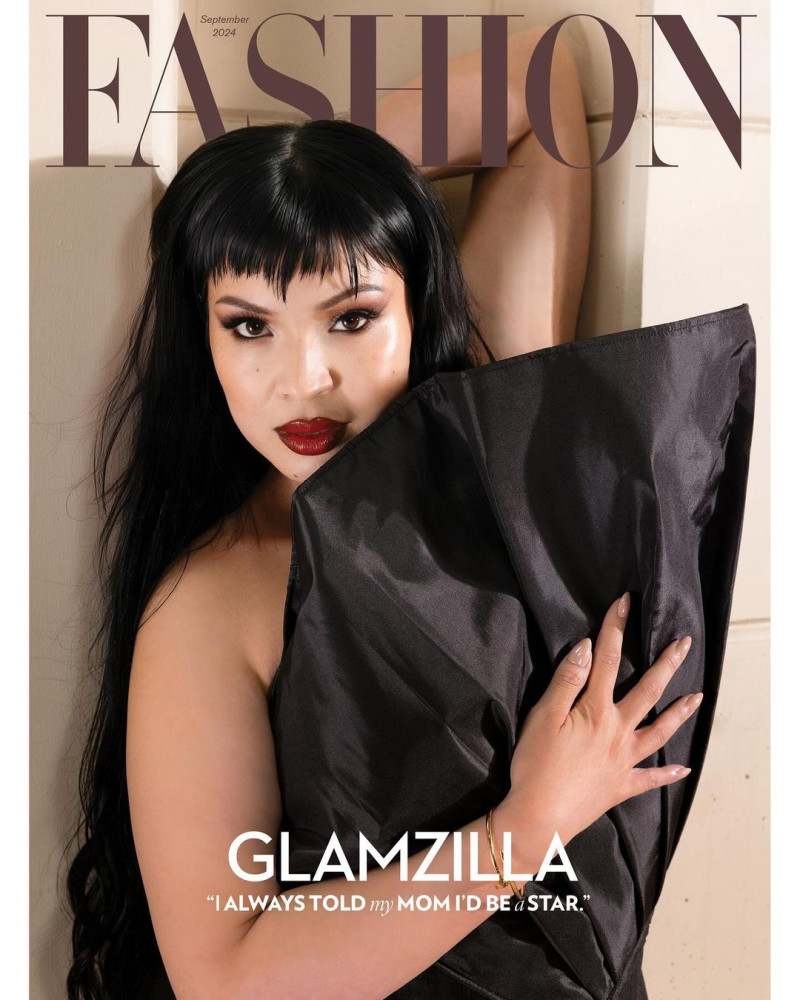 Stephanie “Glamzilla” Valentine featured on the Fashion cover from September 2024