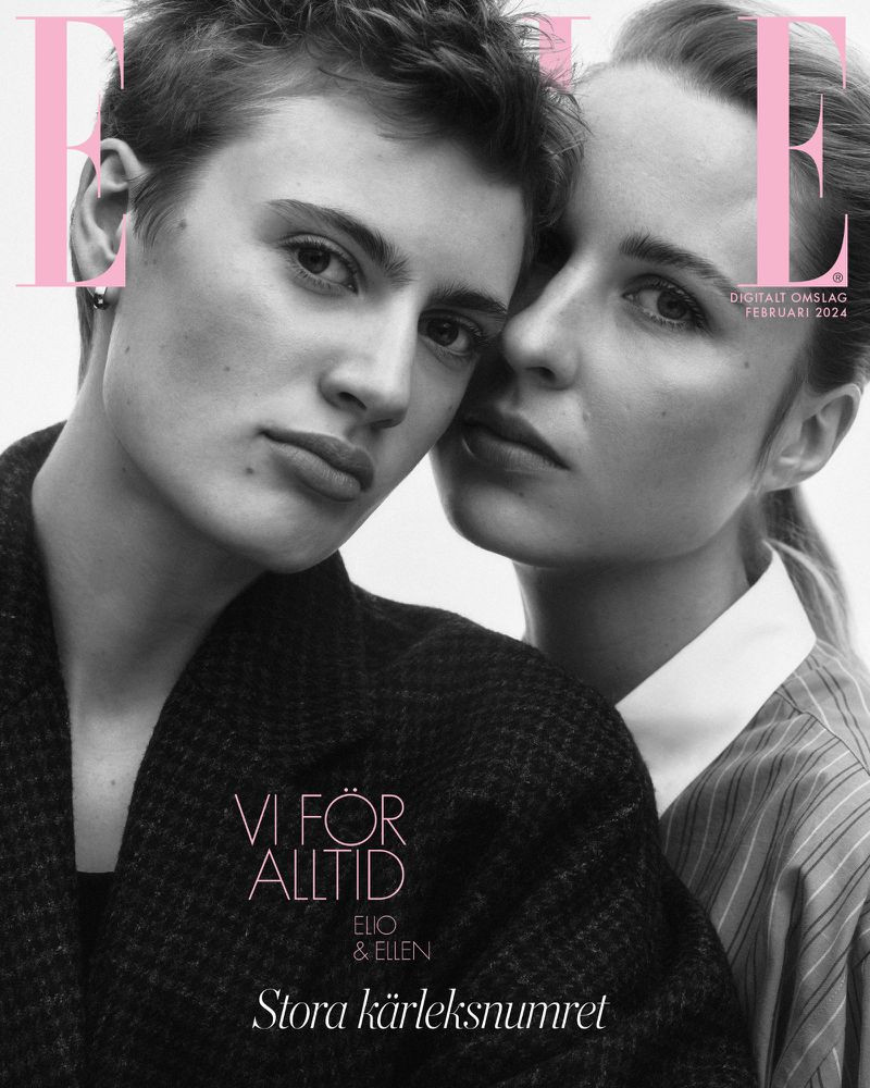 Elio Berenett featured on the Elle Sweden cover from February 2024