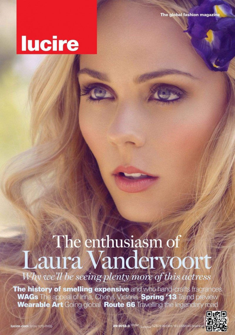 Laura Vandervoort featured on the Lucire New Zealand cover from November 2012