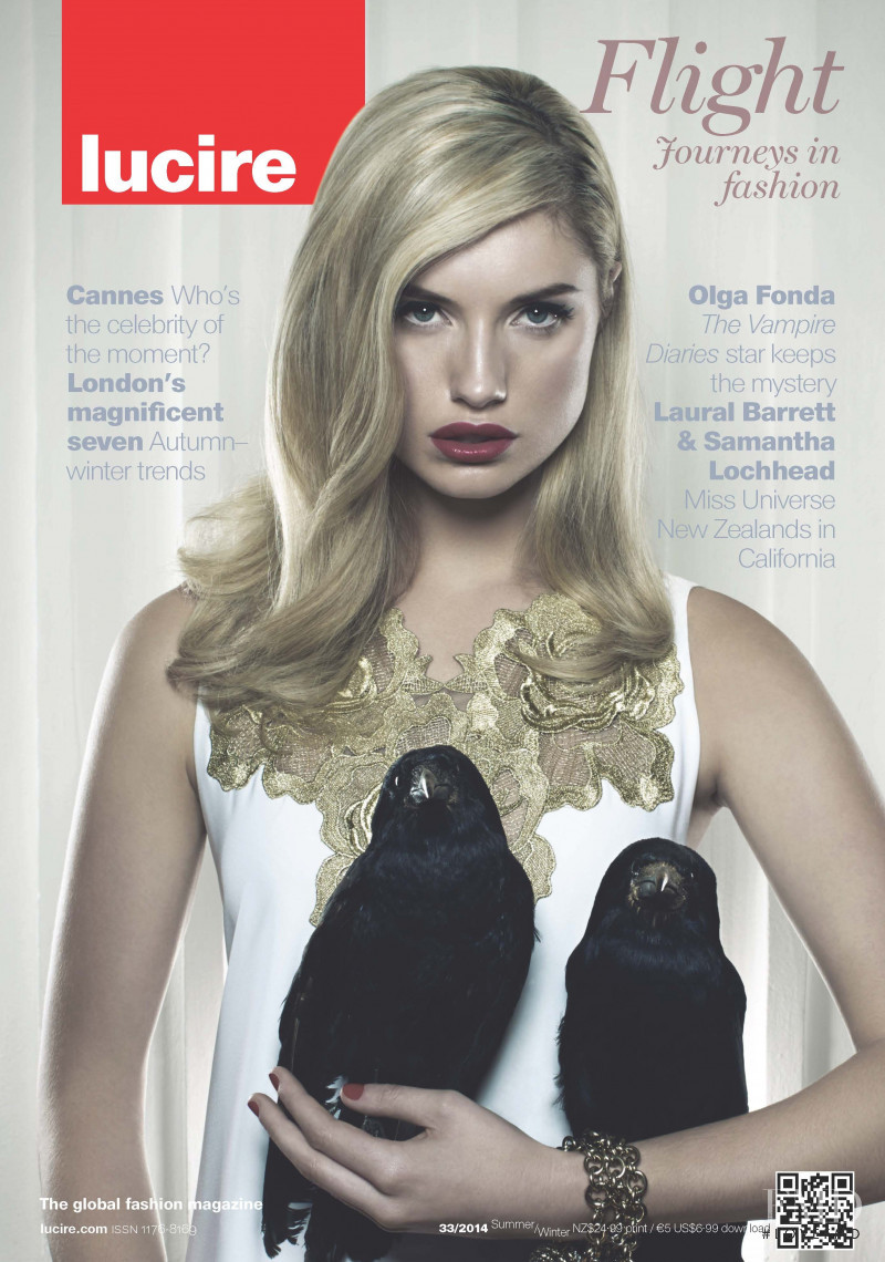 Chloe Graham featured on the Lucire New Zealand cover from August 2014