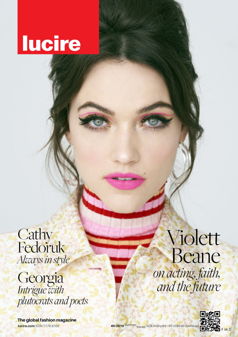 Violett Beane featured on the Lucire New Zealand cover from July 2019