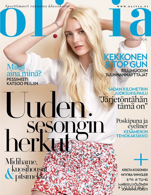 Anu-Maarit Koski featured on the Olivia cover from August 2011