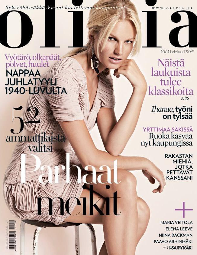 Sabina Berner featured on the Olivia cover from October 2011
