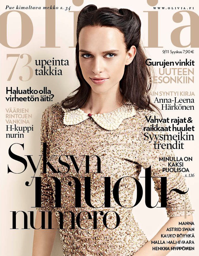 Masha featured on the Olivia cover from September 2011