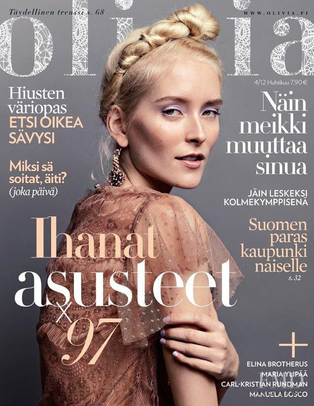 Anu-Maarit Koski featured on the Olivia cover from April 2012