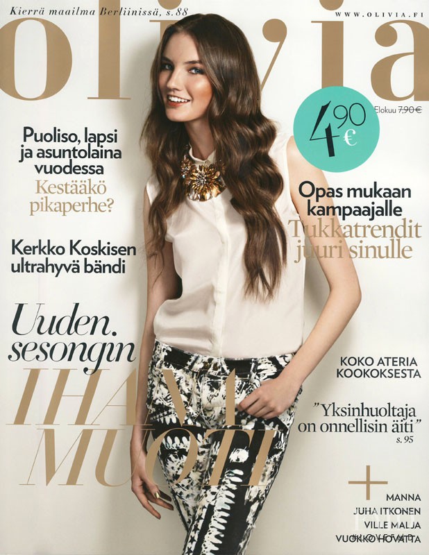 Ann-Marie Ainikkamäki featured on the Olivia cover from August 2012