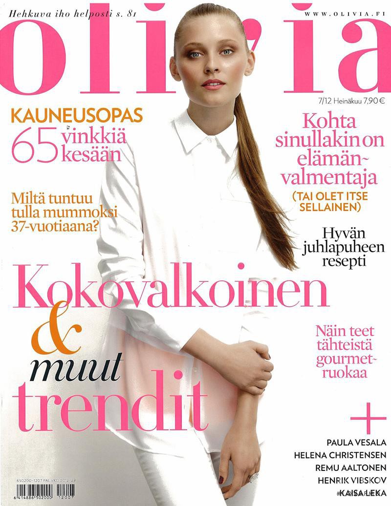 Anette Montin featured on the Olivia cover from July 2012