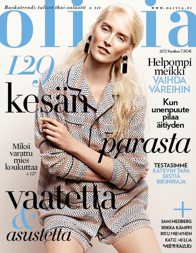 Anu-Maarit Koski featured on the Olivia cover from June 2012