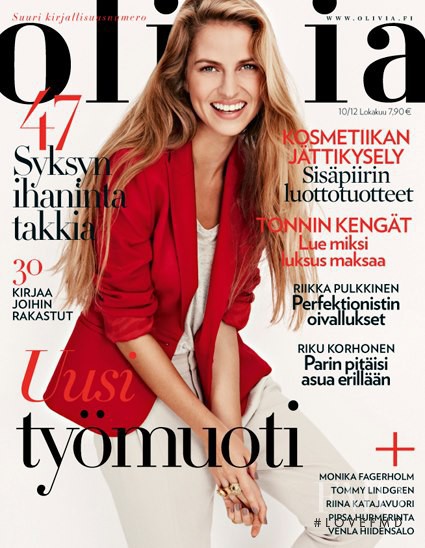 Elinor Zino featured on the Olivia cover from October 2012