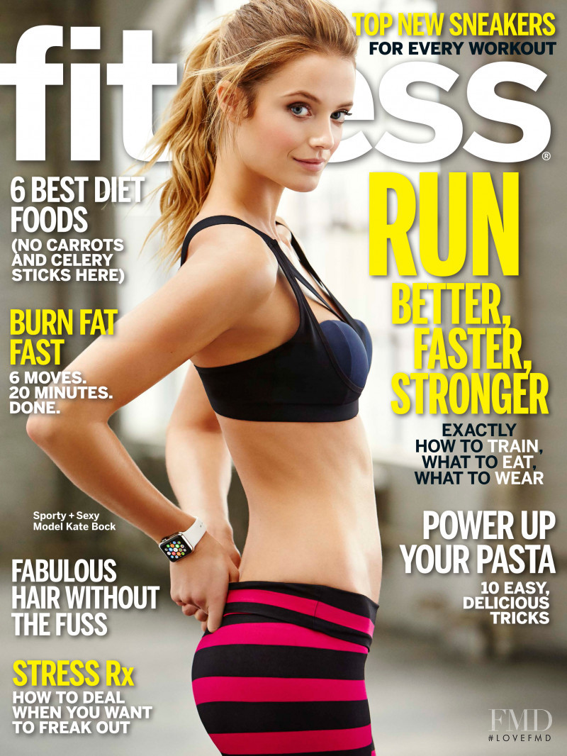 Kate Bock featured on the Fitness cover from April 2015