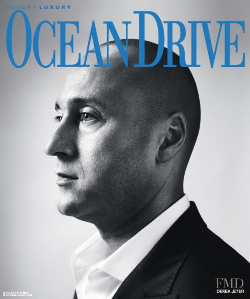 Derek Jeter featured on the Ocean Drive cover from November 2018
