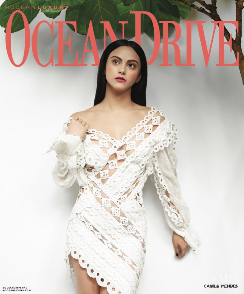 Camila Mendes featured on the Ocean Drive cover from March 2019