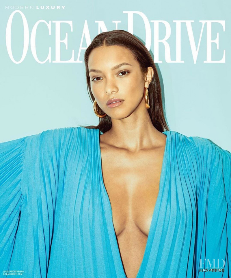 Lais Ribeiro featured on the Ocean Drive cover from March 2020
