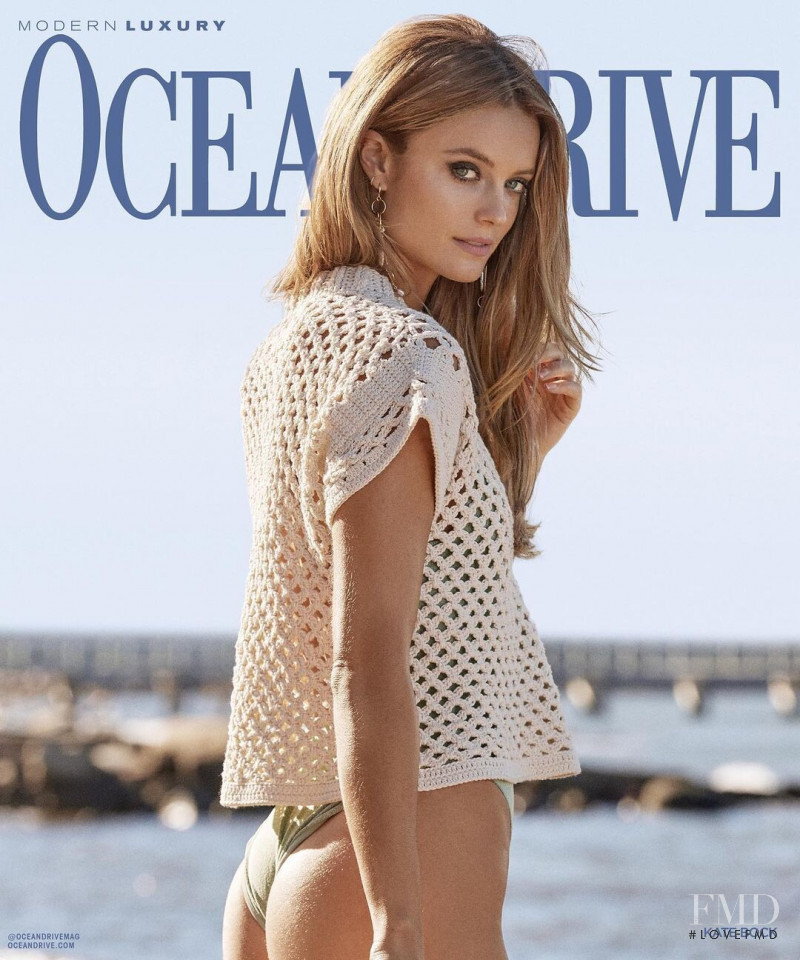 Kate Bock featured on the Ocean Drive cover from January 2021