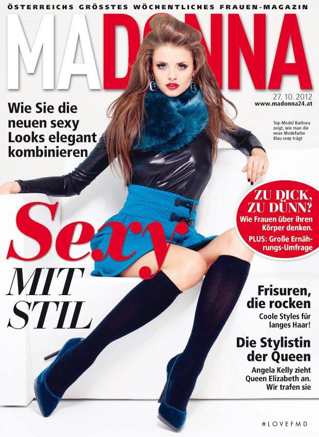 Barbora Pracharova featured on the MADONNA cover from October 2012