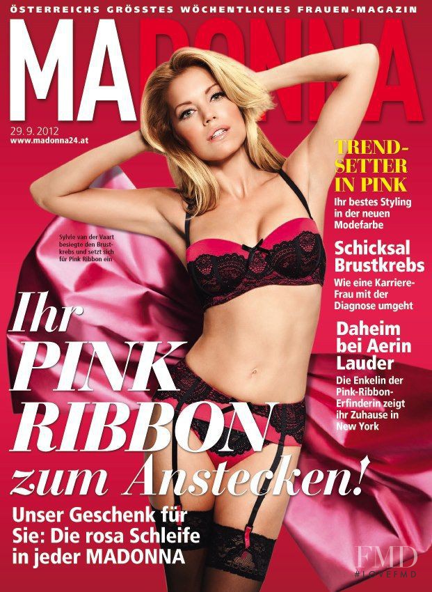 Sylvie van der Vaart featured on the MADONNA cover from September 2012