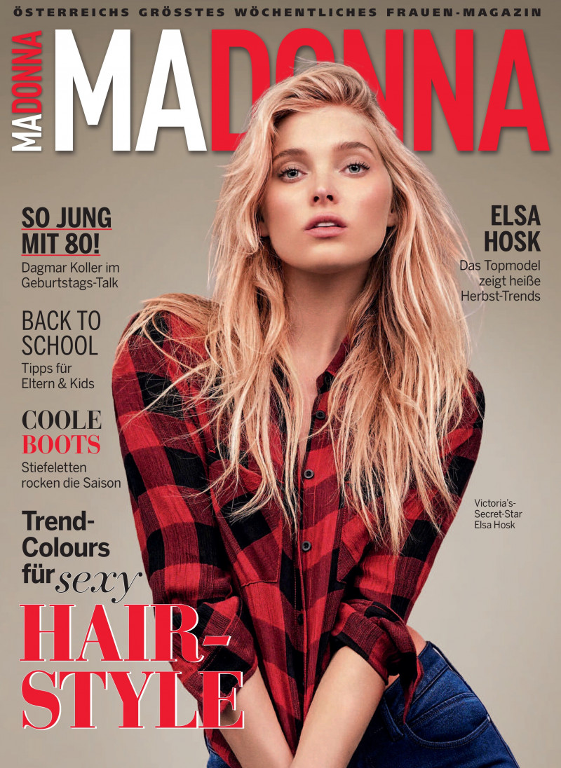 Elsa Hosk featured on the MADONNA cover from August 2019